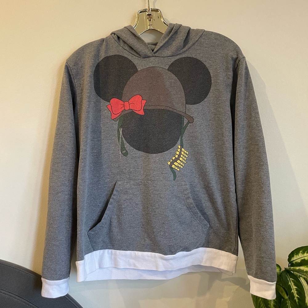 Rare Mickey or Minnie Mouse Military Helmet Hoodie